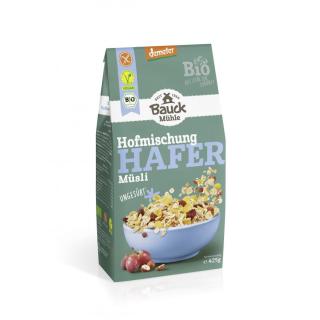 Bauckhof Hafer Müsli Hofmischung, glutenfrei 425g