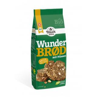 Bauck Hof Wunderbröd mit Nüssen, 600 gr Packung- g