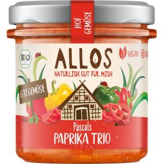 Allos Hof-Gemüse Peters Paprika Trio, 135 gr Glas