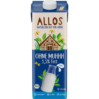 Allos Ohne Muhhh Drink, 1 ltr Packung 1,5% Fett