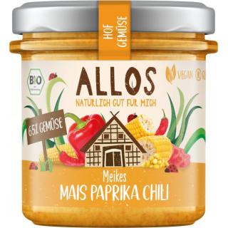Allos Hof-Gemüse Meikes Mais Paprika Chili, 135 gr