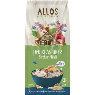 Allos Bircher Müsli, 650 gr Packung
