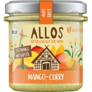 Allos Aufs Brot Mango Curry, 140 gr Glas