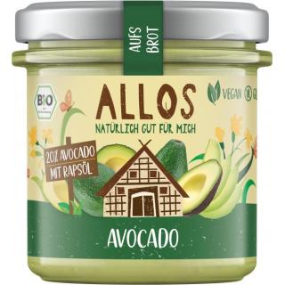 Allos Aufs Brot Avocado, 140 gr Glas