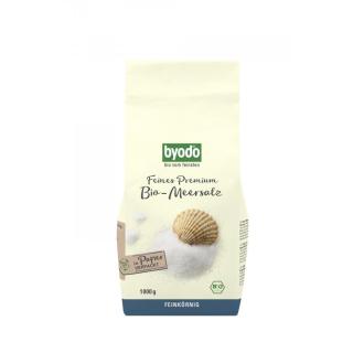 byodo Atlantik Meersalz fein, unjodiert, 1 kg Pack