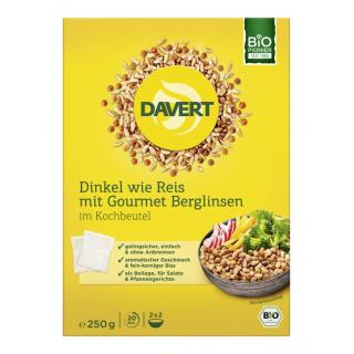 Davert Dinkel wie Reis mit, 250 g Packung