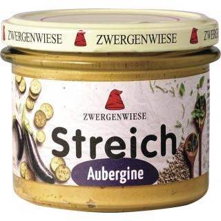 Zwergenwiese Aubergine Streich, 180 gr Glas