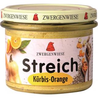 Zwergenwiese Kürbis Orange Streich, 180 gr Glas