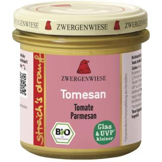 Zwergenwiese streichs drauf Tomesan, 135 g Glas