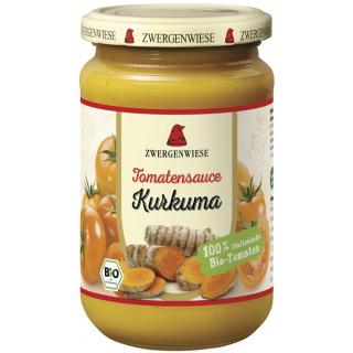 Zwergenwiese Tomatensauce Kurkuma, 340 ml Glas
