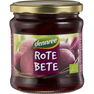 dennree Rote Bete in Scheiben, 330 gr Glas