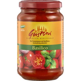 Gustoni Basilico, Tomatensauce mit Basilikum, 350
