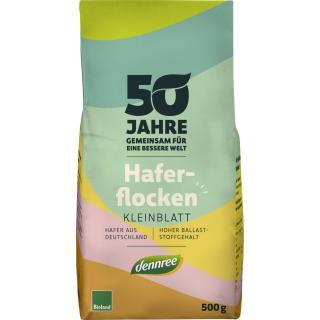 dennree Haferflocken Kleinblatt, 500 gr Packung