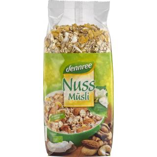 dennree Nuss Müsli, 750 gr Packung
