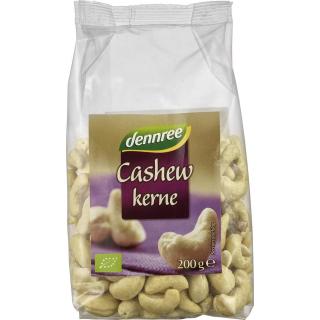 dennree Cashewkerne, ganz, Burkina Faso, 200 gr Pa