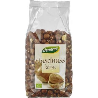dennree Haselnusskerne, ganz, Türkei, 500 gr Packu