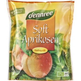 dennree Soft-Aprikosen, süß & entsteint,  200 gr P