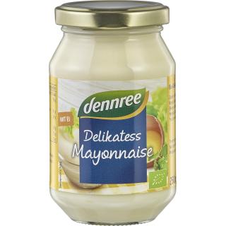 dennree Delikatess Mayonnaise, 250 ml Glas