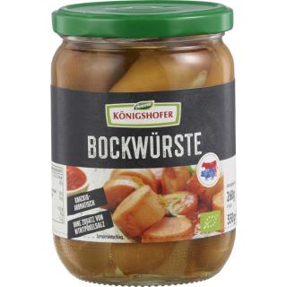 Königshofer Bockwürste, 540 g Glas (260 gr)