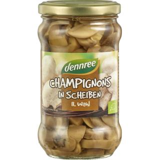 dennree Champignons geschnitten II. Wahl, 330 gr G