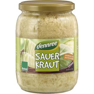 dennree Sauerkraut, 680 gr Glas (650 gr)