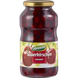 dennree Sauerkirschen, entsteint, 700 gr Glas (350