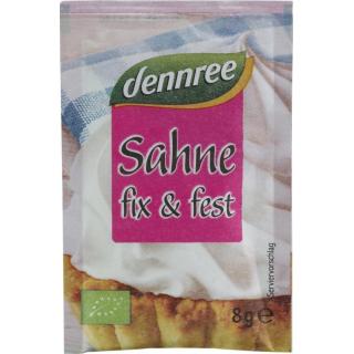 dennree Sahne fix & fest, 4x 8 gr, 32 gr Packung