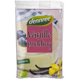 dennree Pudding Vanille 3 x 38 gr, 114 gr Packung