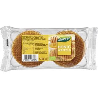 dennree Honig Waffeln, 175 gr Packung