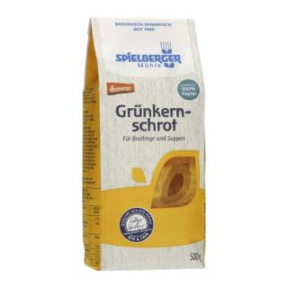 Spielberger Grünkernschrot, 500 gr Packung