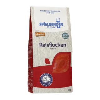Spielberger Reisflocken, demeter, 500 gr Packung