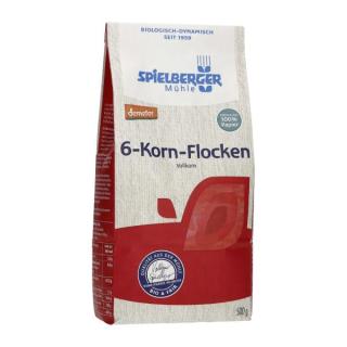 Spielberger 6-Korn-Flocken, 500 gr Packung