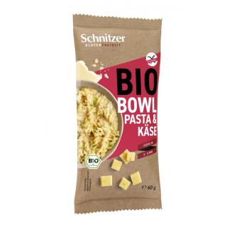 Schnitzer Bio Bowl Pasta & Käse, 60 g Packung