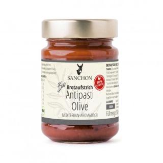 Sanchon Antipasti Olive Brotaufstrich, 190 gr Glas