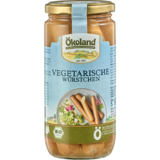 Ökoland Vegetarische Würstchen, 5 Stück, 380 gr Gl