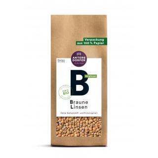 Antersdorfer Mühle Braune Linsen, 500 gr Packung