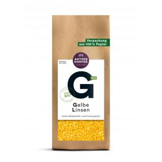 Antersdorfer Mühle Gelbe Linsen, 500 gr Packung