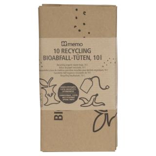 Memo Bioabfall Kompostbeutel 10 L, 10 St Packung