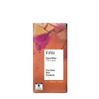 Vivani Feine Bitter Schokolade 71%, 100 gr Stück