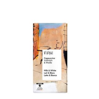 Vivani Cappuccino Schokolade, 100 gr Stück