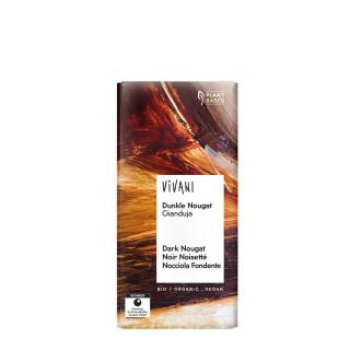 Vivani Dunkle Nougat Schokolade 36%, 100 gr Stück