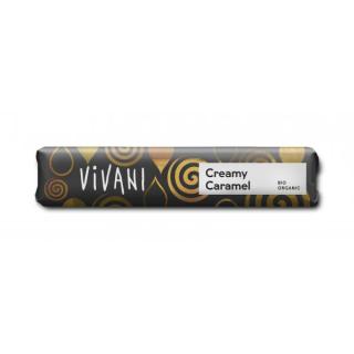 Vivani Creamy Caramel Schokoriegel, 40 gr Stück