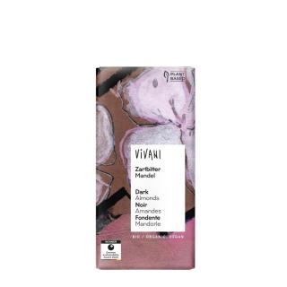 Vivani Zartbitter Mandel 55%, 100 gr Stück