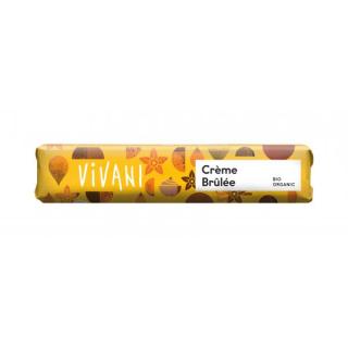 Vivani Crème Brûlée Riegel, 40 g Stück
