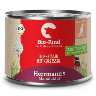 Herrmanns Katze Rind mit Kürbis und Quinoa, 200 g