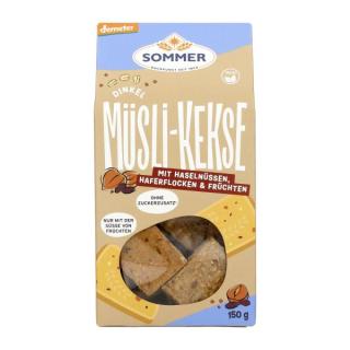 Sommer & Co. Dinkel Müsli-Keks Haselnuss, vegan, 1