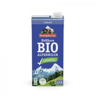 Berchtesg Lactosefreie Haltbare Alpenmilch, 1 ltr