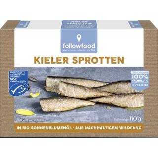 followfish Kieler Sprotten, 110 gr Dose (80 gr)
