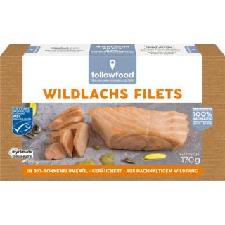followfish Wildlachs Filets, 170 gr Dose