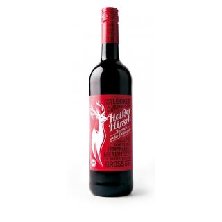 Acht Grad plus Heißer Hirsch rot, 0,75 ltr Flasche